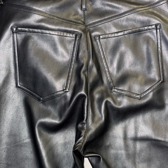 Express Black Leather Pants - Picture 6 of 7